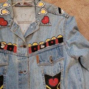The Limited Jackets & Coats - Limited Jean Jacket with an attitude! The Limited Jackets & Coats - Limited Jean Jacket with an attitude!